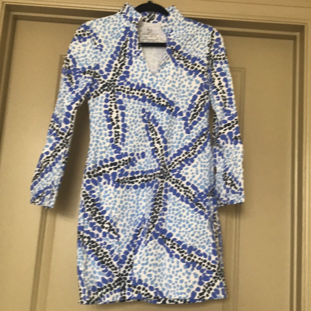 Mahi Gold 3/4 sleeve dress
